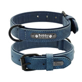 Hundehalsband personalisiert Leder Namen TRENDMOPS BELLANIA - Trendmops