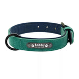 Hundehalsband personalisiert Leder Namen TRENDMOPS BELLANIA - Trendmops