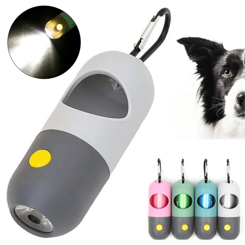 Hundekotbeutel Spender Taschenlampe Gassi TRENDMOPS POOPYLIGHT - Trendmops