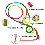 Hundeleine Freihandleine Nylon freihändig TRENDMOPS GASSIWALKER - Trendmops