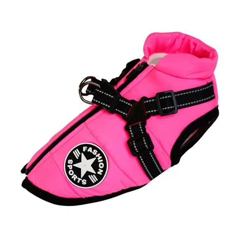Hundemantel reflektierend warm wasserdicht TRENDMOPS DOGJACKET - Trendmops
