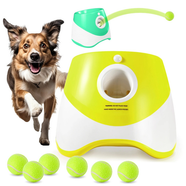 Hundespielzeug Ballwurfmaschine 6 Bälle TRENDMOPS BALLFLY - Trendmops