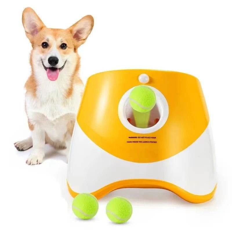 Ballwurfmaschine Hundespielzeug 6 Bälle TRENDMOPS BALLFLY - Trendmops