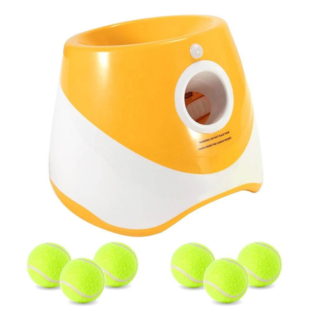 Ballwurfmaschine Hundespielzeug 6 Bälle TRENDMOPS BALLFLY - Trendmops