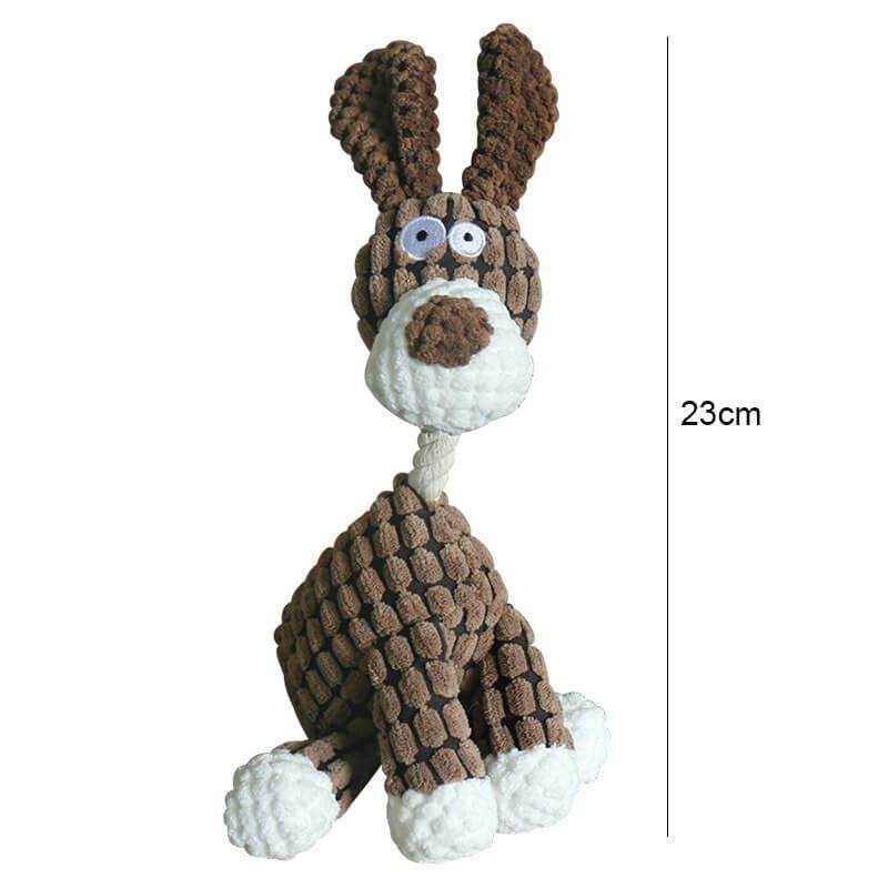 Kauspielzeug Hundespielzeug quietschen kauen Seil TRENDMOPS CHEWYDOG - Trendmops