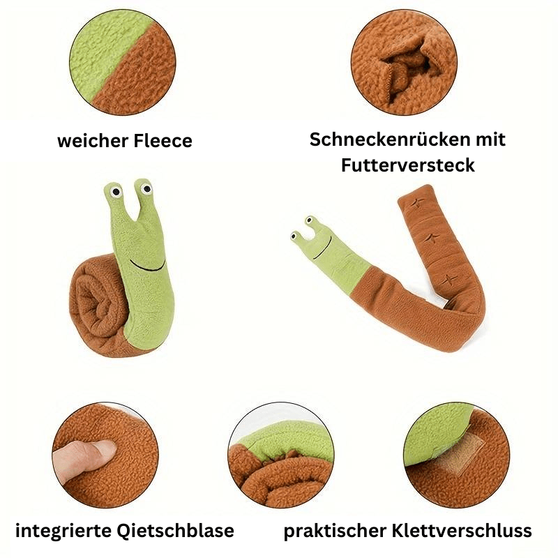 Hundespielzeug Intelligenz schnüffeln Schnecke TRENDMOPS QUEEKYSNAIL - Trendmops