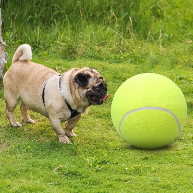 Hundespielzeug XXL Tennisball robust TRENDMOPS GIGABALL - Trendmops