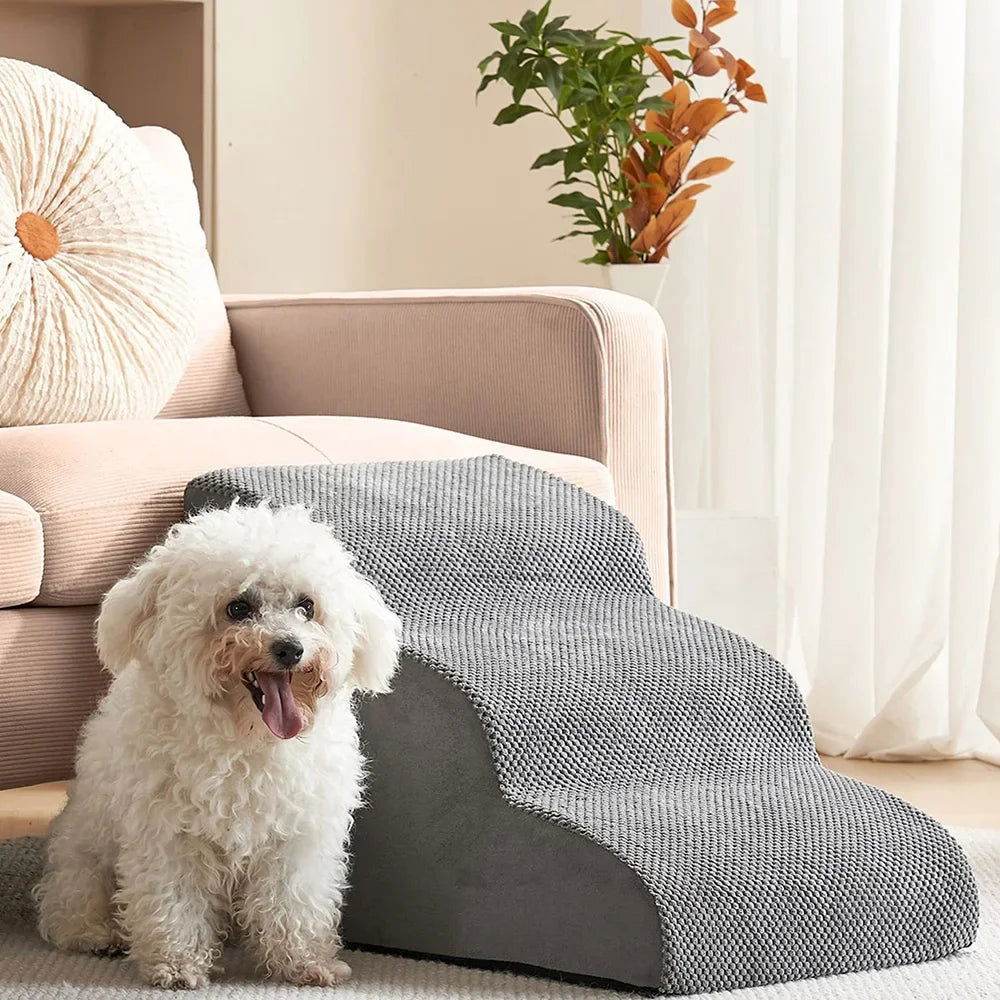 Hundetreppe Hunderampe Welpen alte Hunde Sofa Bett TRENDMOPS INTELLYSTEPS - Trendmops