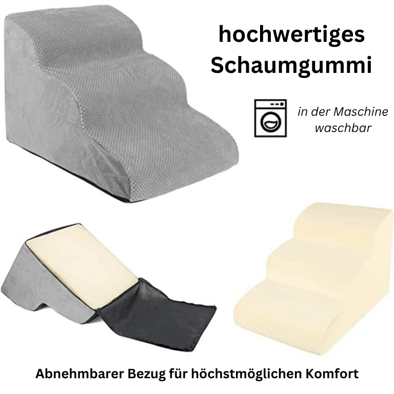 Hundetreppe Hunderampe Welpen alte Hunde Sofa Bett TRENDMOPS INTELLYSTEPS - Trendmops