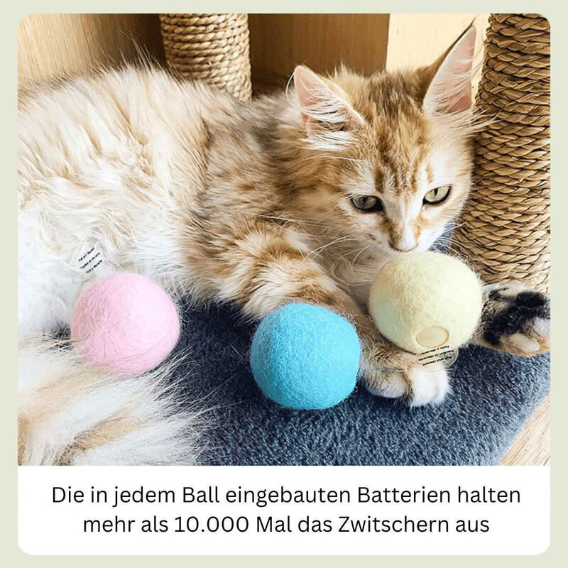 Interaktives Katzenspielzeug Ball Tiergeräusche TRENDMOPS NOISYCATBALL - Trendmops