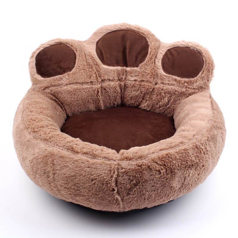 Katzenbett Tatze Pfote rund Plüsch TRENDMOPS KUSCHELTATZE - Trendmops