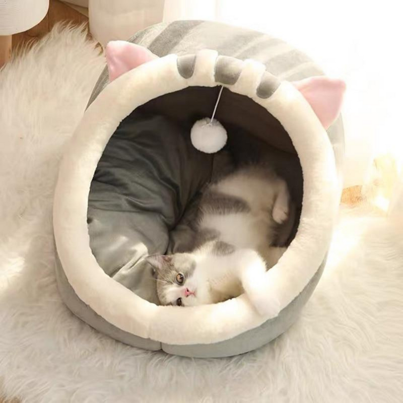 Katzenhöhle Katzenbett kuschelig Plüsch TRENDMOPS CUDDLECAT - Trendmops