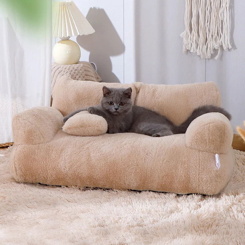 Katzensofa Katzenbett kuschelig waschbar Plüsch TRENDMOPS BELLEZZIA - Trendmops