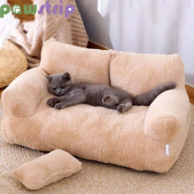 Katzensofa Katzenbett kuschelig waschbar Plüsch TRENDMOPS BELLEZZIA - Trendmops