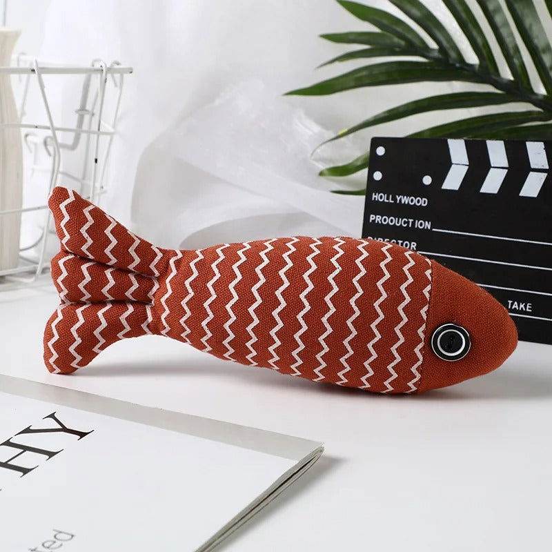 Katzenspielzeug Katzenminze Fisch robust TRENDMOPS KUSCHELFISCH - Trendmops