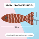 Katzenspielzeug Fisch Katzenminze robust TRENDMOPS KUSCHELFISCH - Trendmops