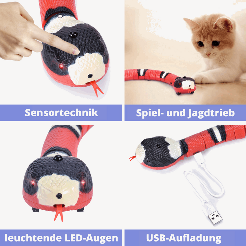 Katzenspielzeug Schlange interaktiv USB TRENDMOPS INTELLYSNAKE - Trendmops