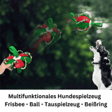 FUNNYFRISBALL - Multifunktionales Hundespielzeug, Frisbee & Ball in einem