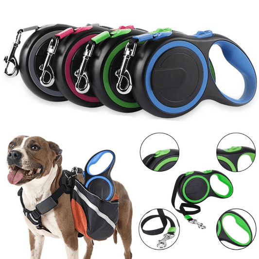 Rücklaufleine Rollleine Flexi Leine Hundeleine Nylon TRENDMOPS CLEVERLEASH