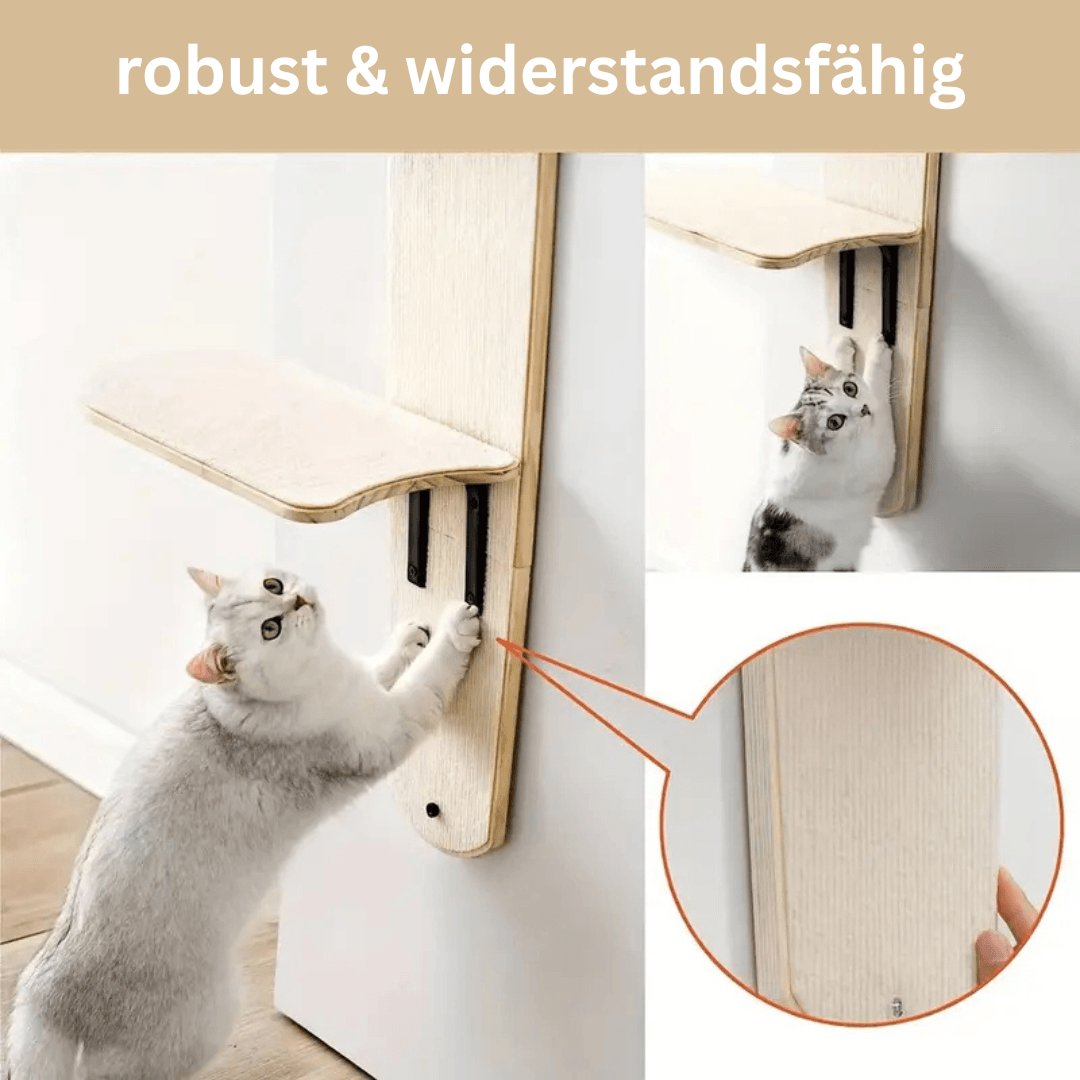 Katzenbaum Holz hangend Tür platzsparend TRENDMOPS WONDERCAT