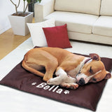 Personalisiertes Hundebett Name wasserdicht TRENDMOPS PAWRELAX - Trendmops