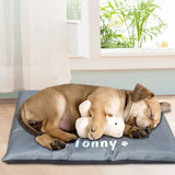 Personalisiertes Hundebett Name wasserdicht TRENDMOPS PAWRELAX - Trendmops