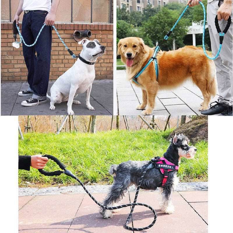 Reflektierende Hundeleine 3 Meter Sicherheit TRENDMOPS DOGREFLECT - Trendmops