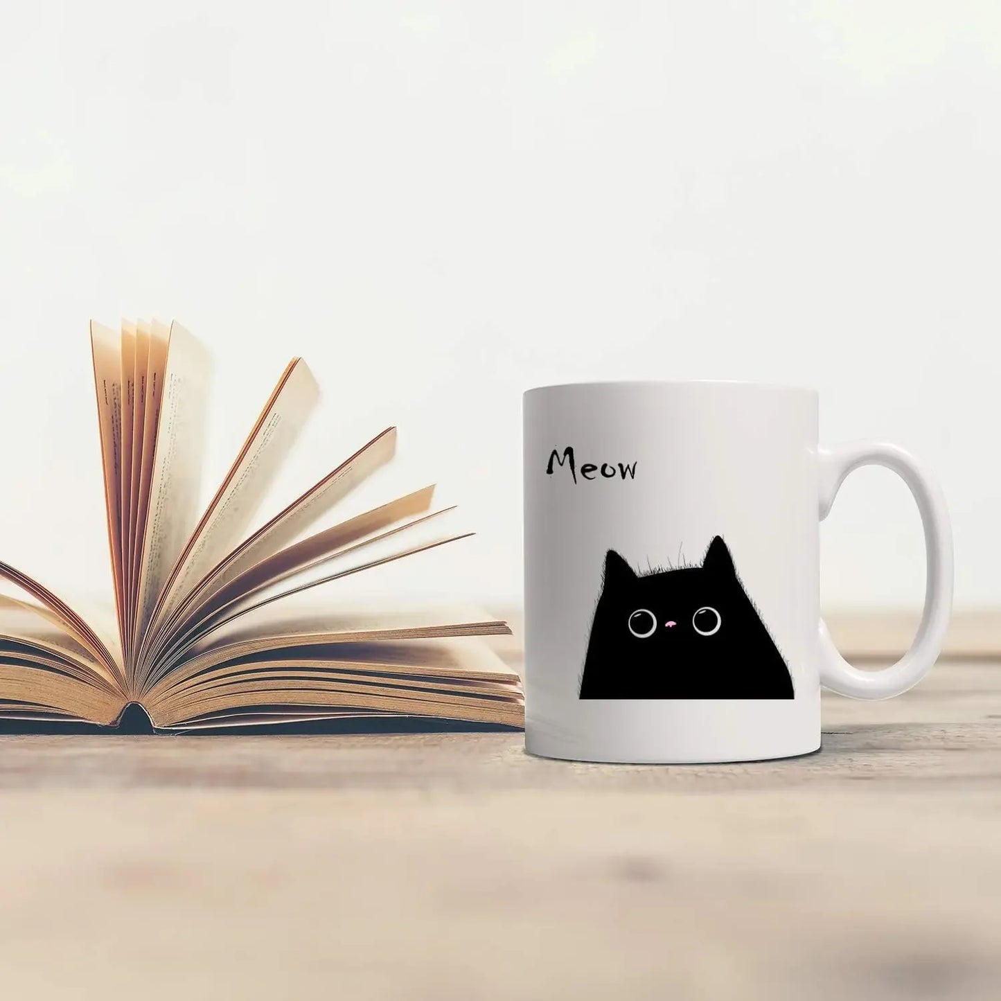 Kaffeetasse Tasse Keramik Katze 320ml TRENDMOPS MEOW