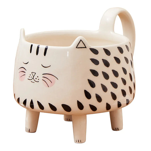 Kaffeetasse Katze Keramik Tasse 350ml TRENDMOPS CUPPYCAT