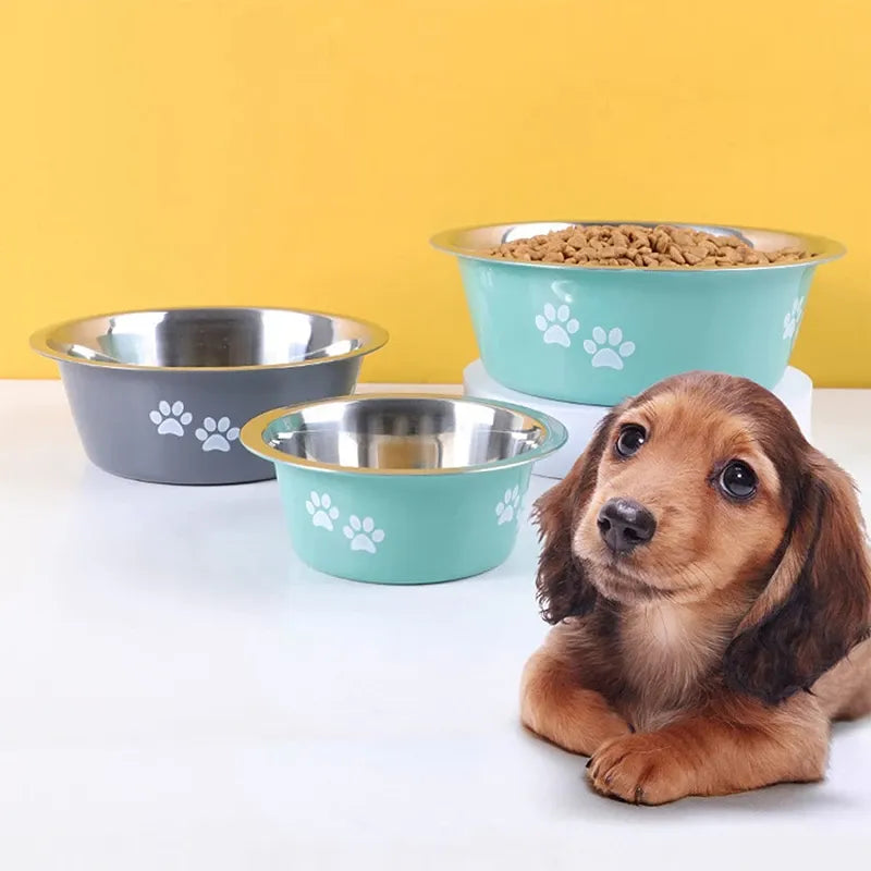 TRENDMOPS SNACKWELL - Rutschfeste Hundeschüsseln: Für kleine, mittlere und große Hunde, Edelstahl-Futternäpfe und Trinkbehälter,