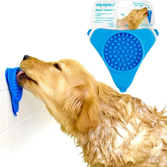 Leckpad Hund Dusche Silikon Beruhigung Ablenkung TRENDMOPS TASTYSHOWER