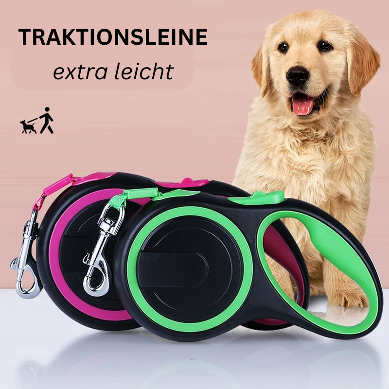 Traktionsleine Hundeleine Nylon leicht TRENDMOPS CLEVERLEASH - Trendmops