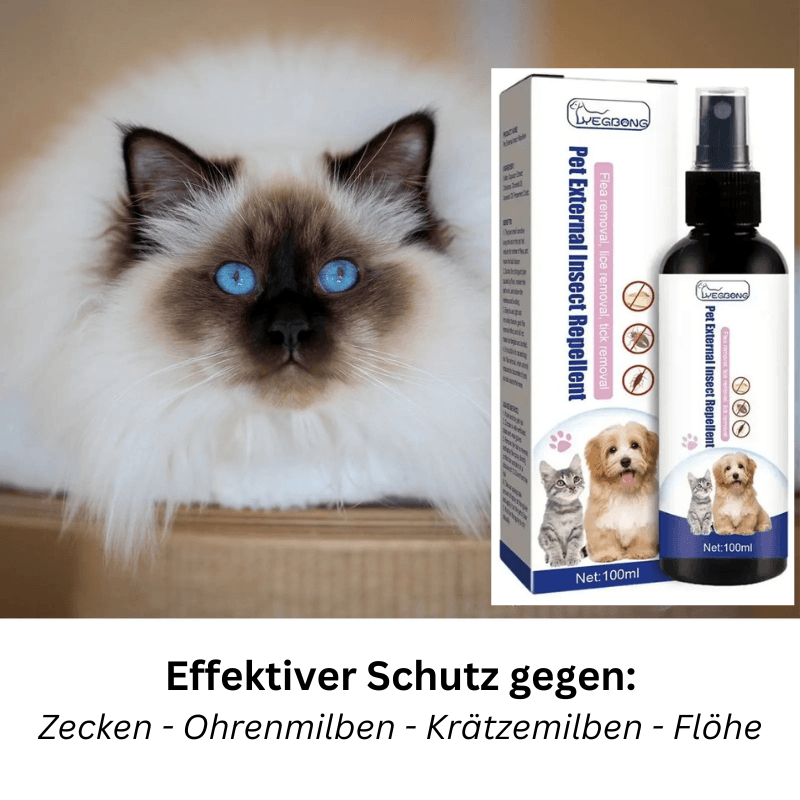 Spray Zecken Flöhe Hunde Katzen TRENDMOPS FELLPURA - Trendmops