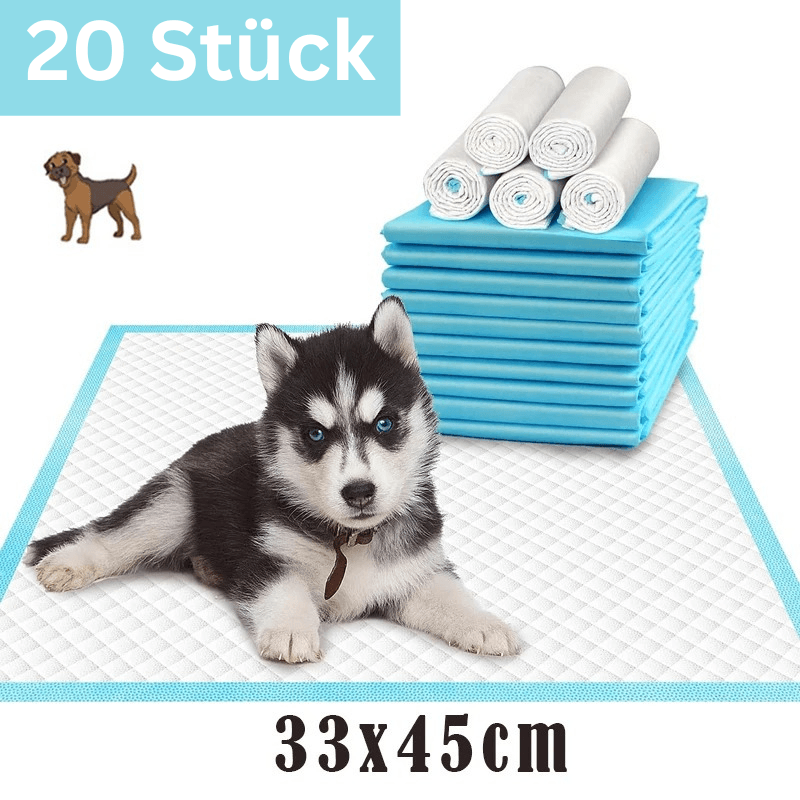 Hundewindeln Inkontinenz Hunde Welpen 6-lagig Urin TRENDMOPS NAPPYPAW - Trendmops