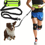 TRENDMOPS PAWJOGGER - Freihändige Hundeleine zum Laufen und Spazierengehen: Reflektierende Leine mit elastischem Band & Laufgürtel